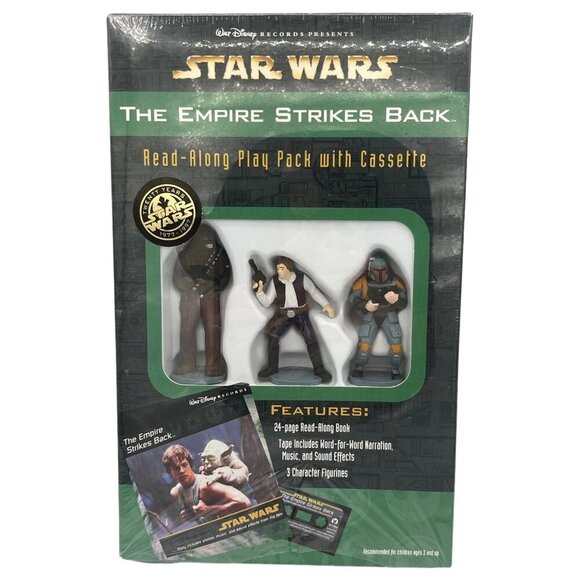 Hasbro Other - Star Wars The Empire Strikes Back Read-Along Play Pack with Cassette 1997 Disney